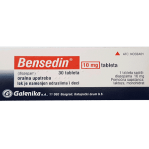 Buy Bensedin Diazepam 10 mg Insomnia Tabs UK